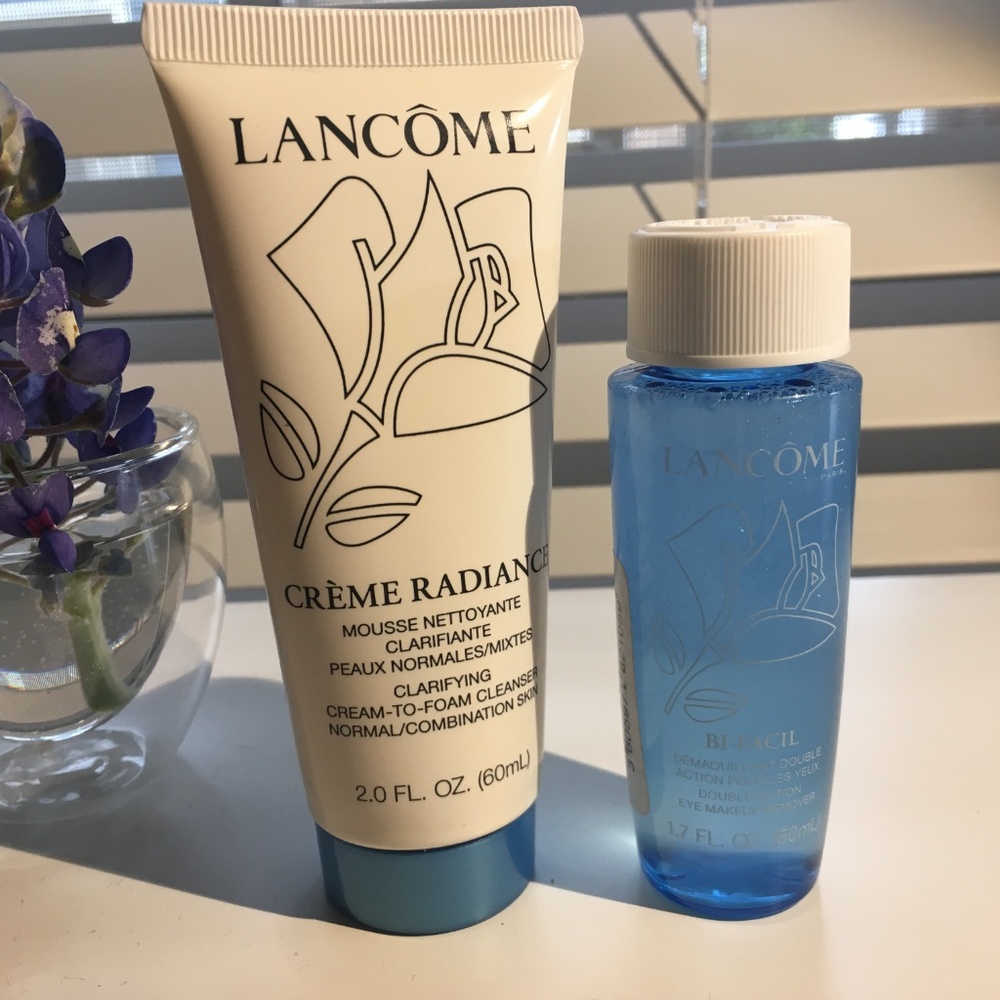 Lancome Creme Radiance Cleanser & Bi-Facil Remover